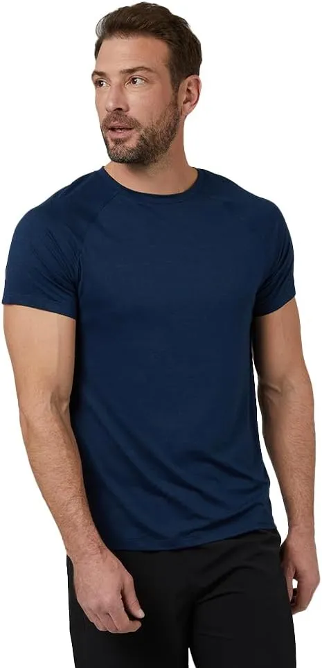 32 Degrees Cool Men??s Active T-Shirt | Raglan Short Sleeve | Quick Dry | Anti-Odor