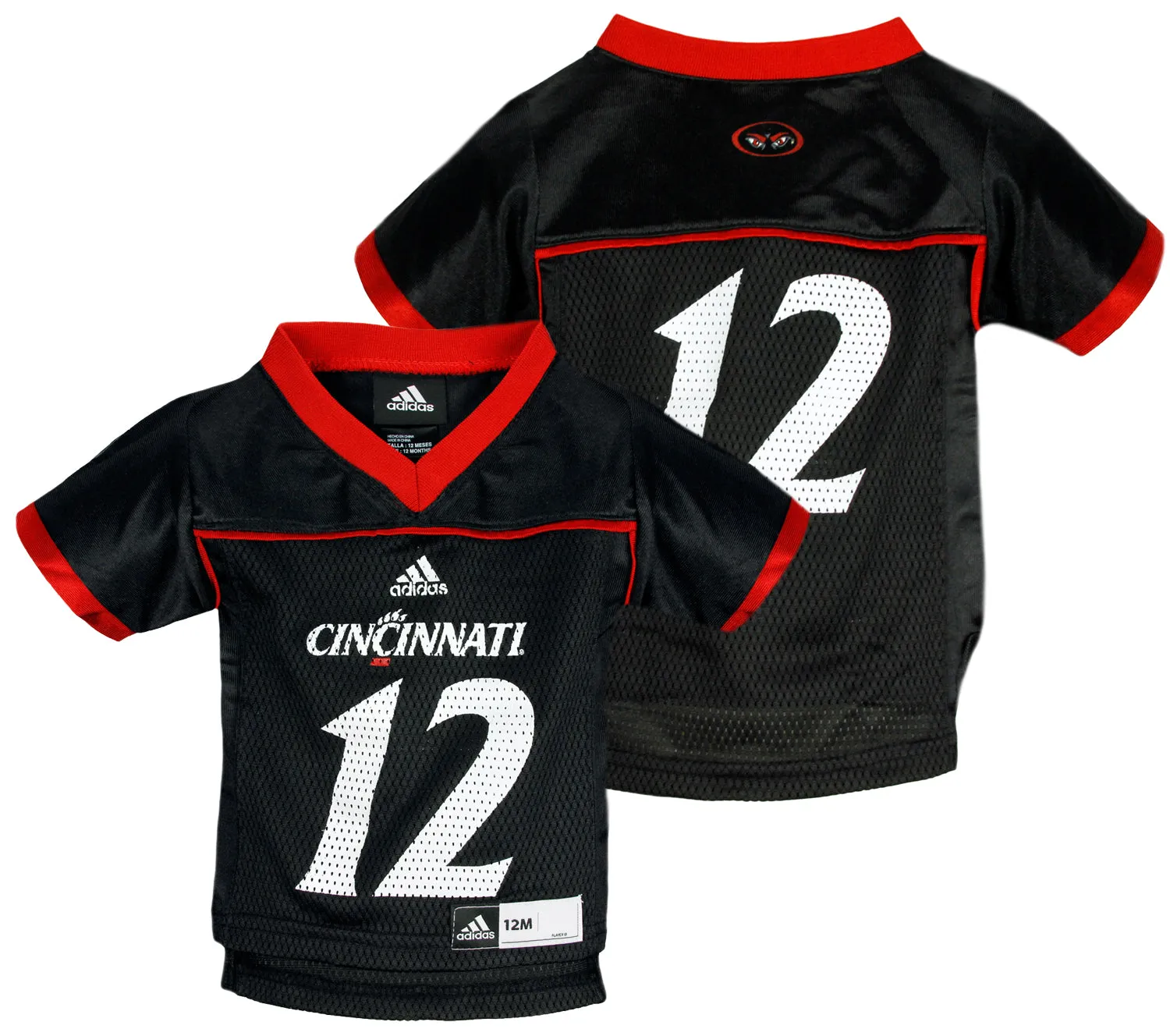 Adidas NCAA Infants Cincinnati Bearcats Replica Jersey, Black