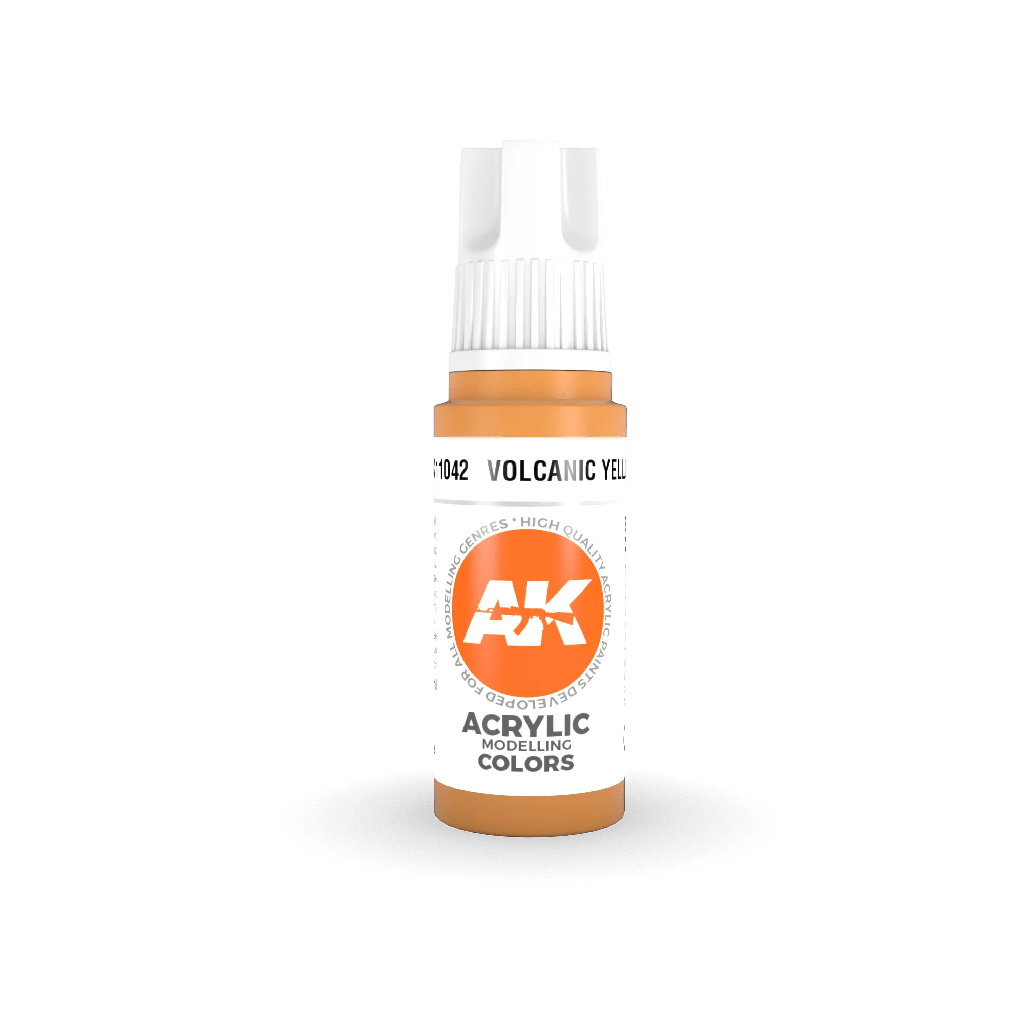 AK Interactive AK11042 3G Volcanic Yellow Acrylic Paint 17ml