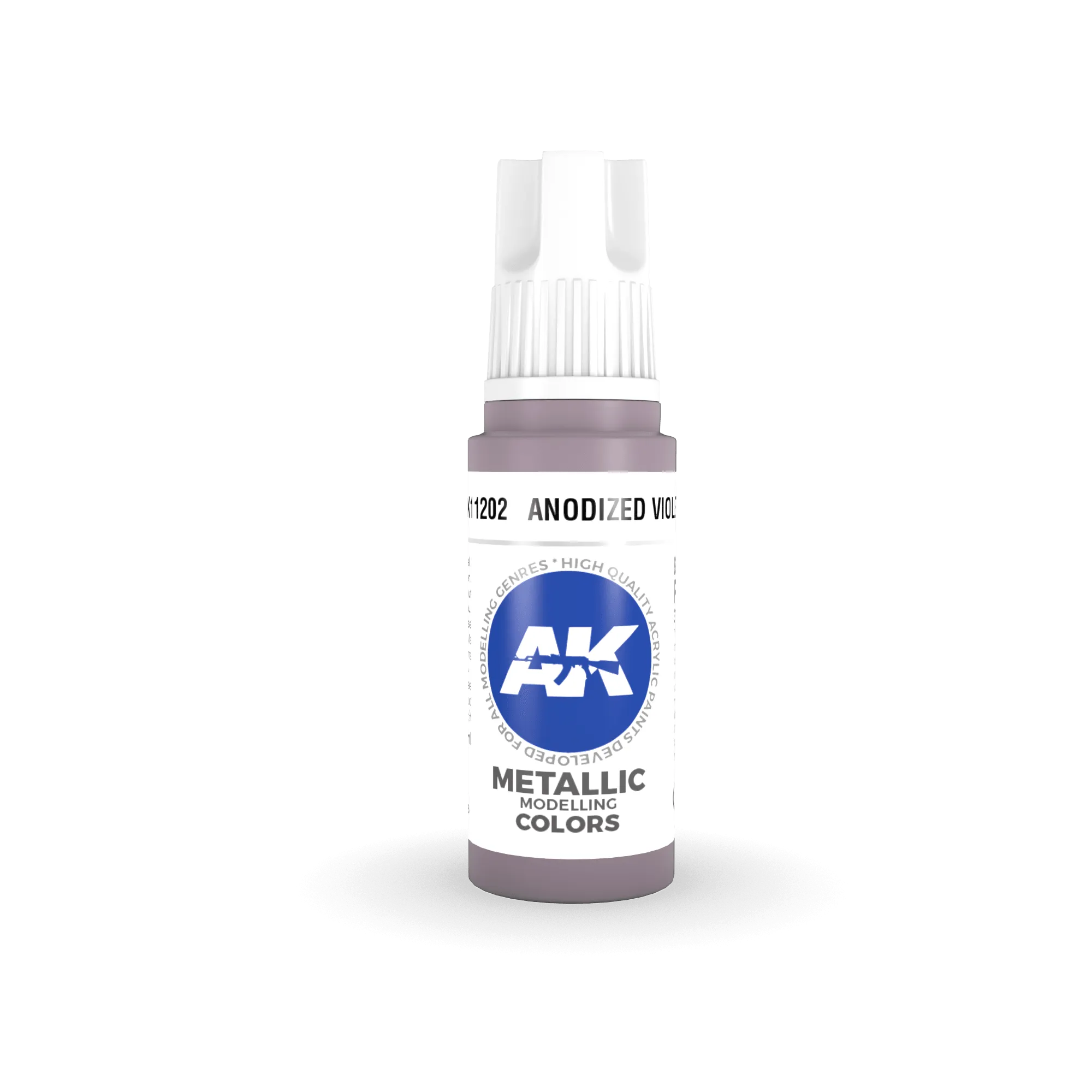AK Interactive AK11202 3G Anodized Violet Acrylic Paint 17ml
