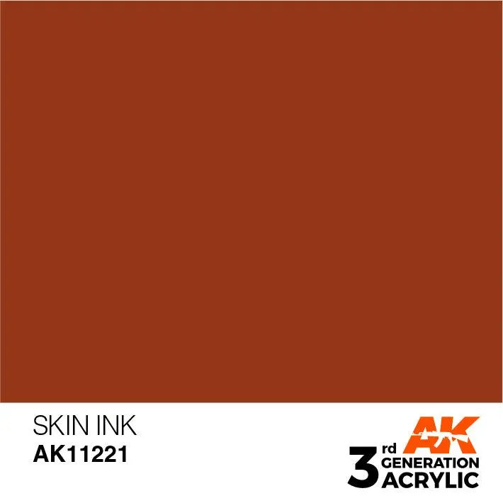 AK Interactive AK11221 3G Skin Ink Acrylic Paint 17ml