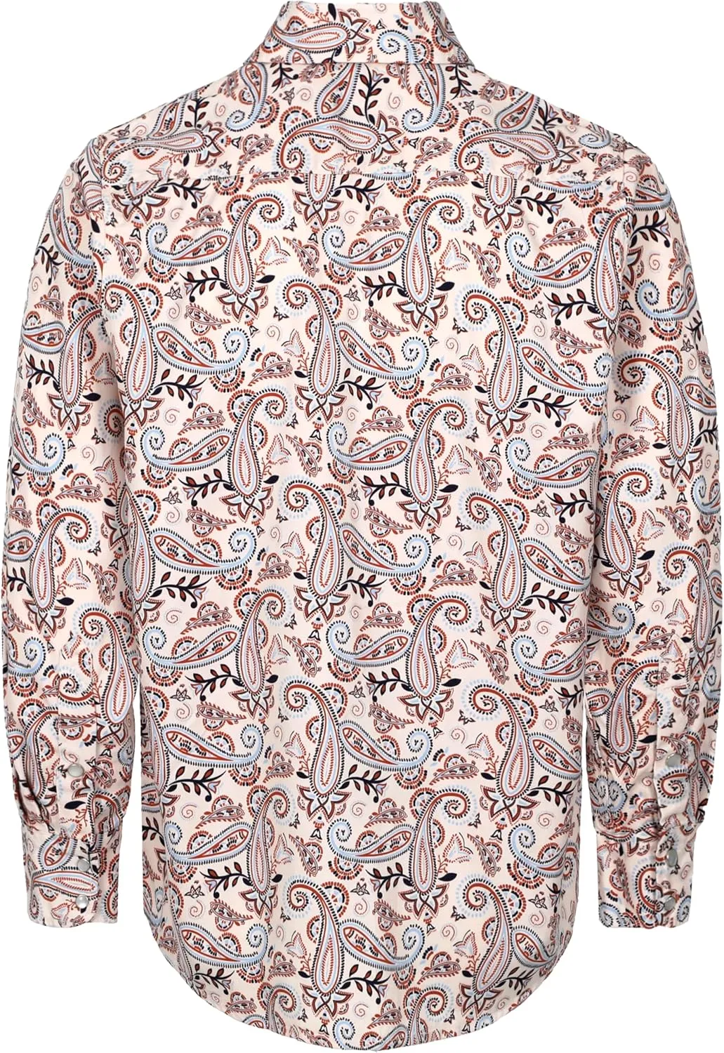 BOCOMAL FR Shirts Printed Paisley/Hawaii Lightweight Pearl Snaps Button Down Flame Resistant NFPA2112 CAT2 Work Shirt