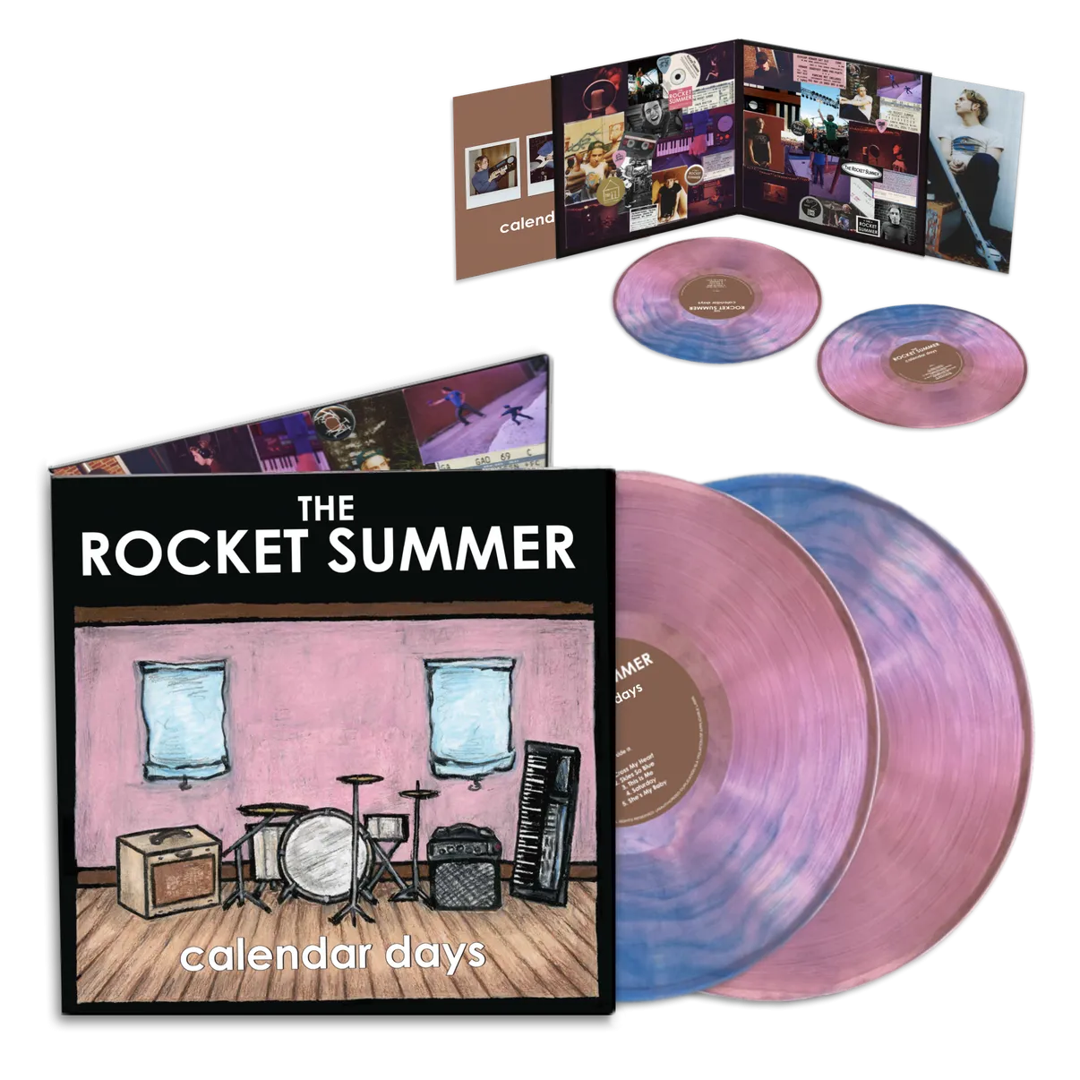 Calendar Days Vinyl LP (Pink & Blue Swirl)