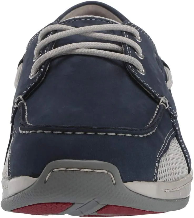 Captain Dunham Boat Shoes, Navy Nubuck