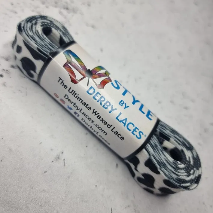 Derby Laces Style Cow Print Laces 84" (213cm)