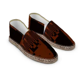 Espadrilles black/rust swole print