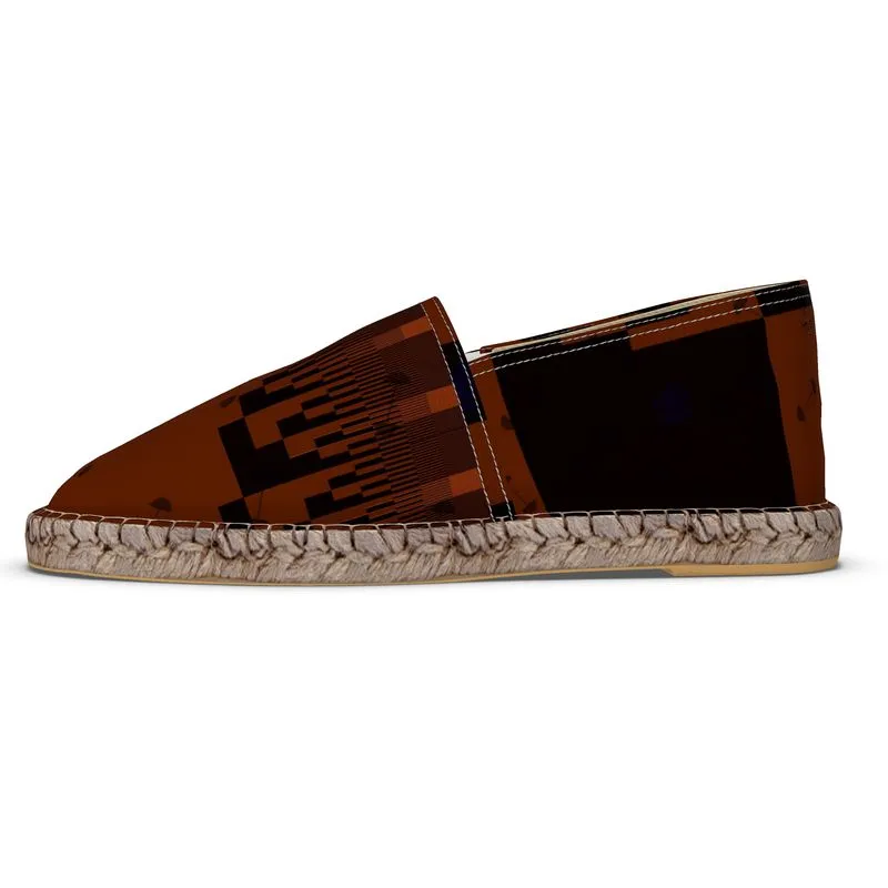 Espadrilles black/rust swole print