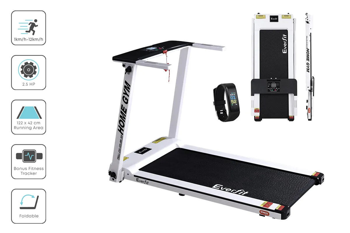 Foldable Electric Treadmill 12 Programs LCD Display - Everfit