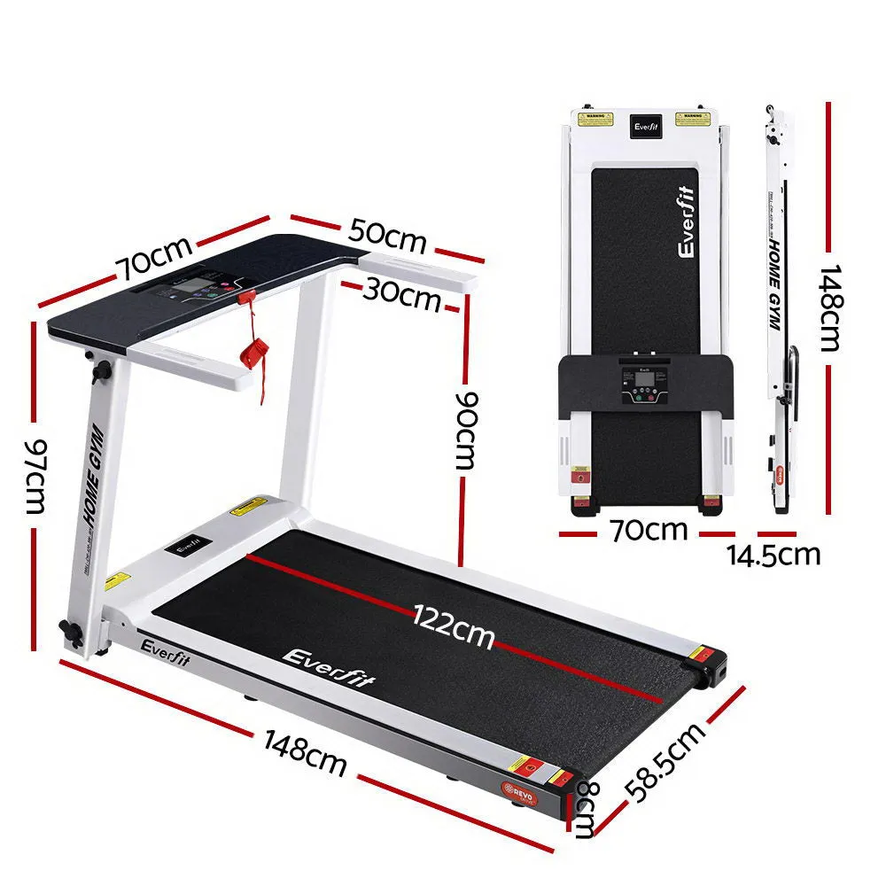 Foldable Electric Treadmill 12 Programs LCD Display - Everfit