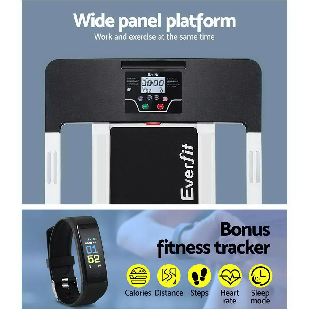 Foldable Electric Treadmill 12 Programs LCD Display - Everfit