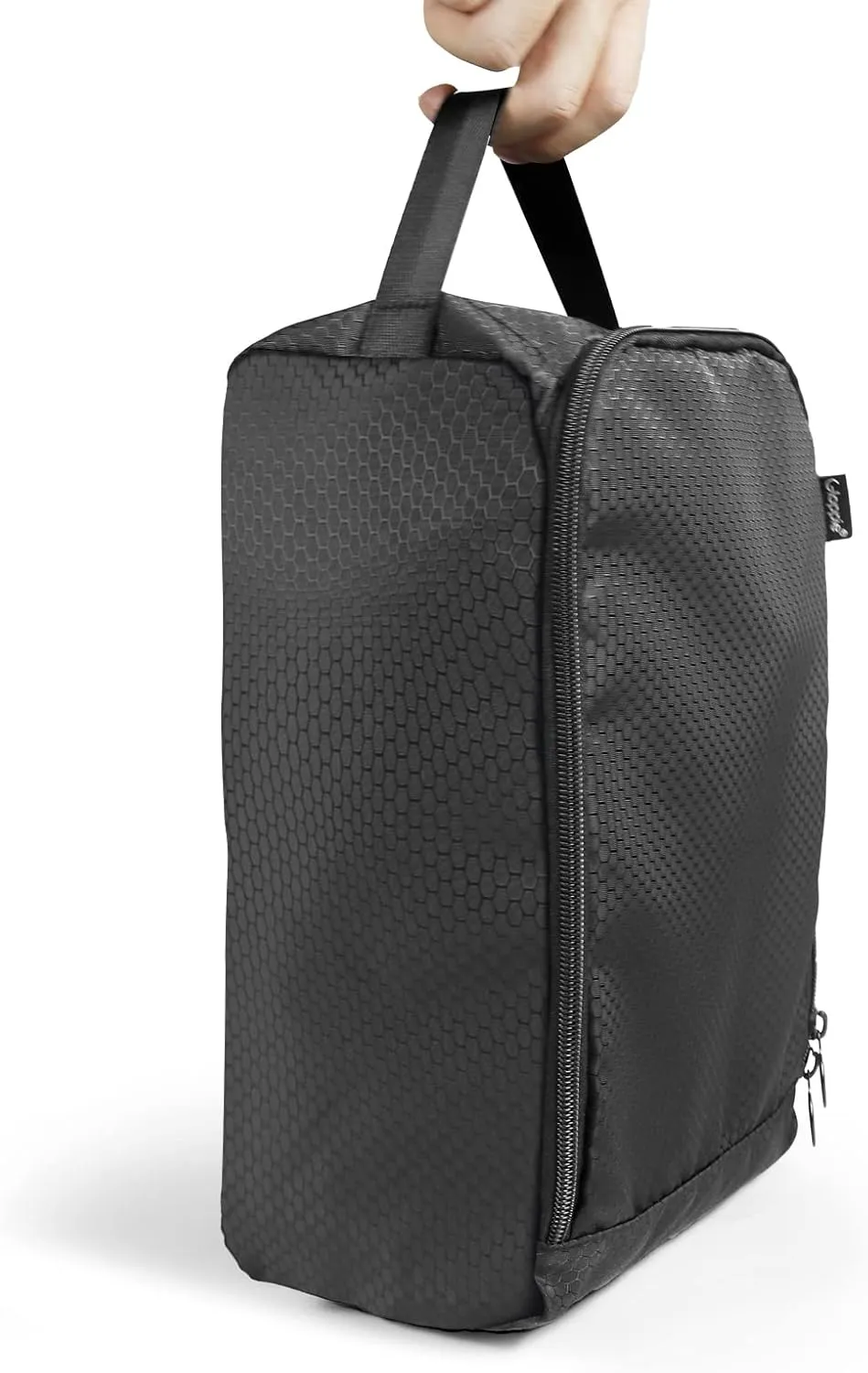 Gloppie Shoe Bags for Travel - Portable Large Shoes Storage Bag Organizer Packing Cubes for Men Women - Black