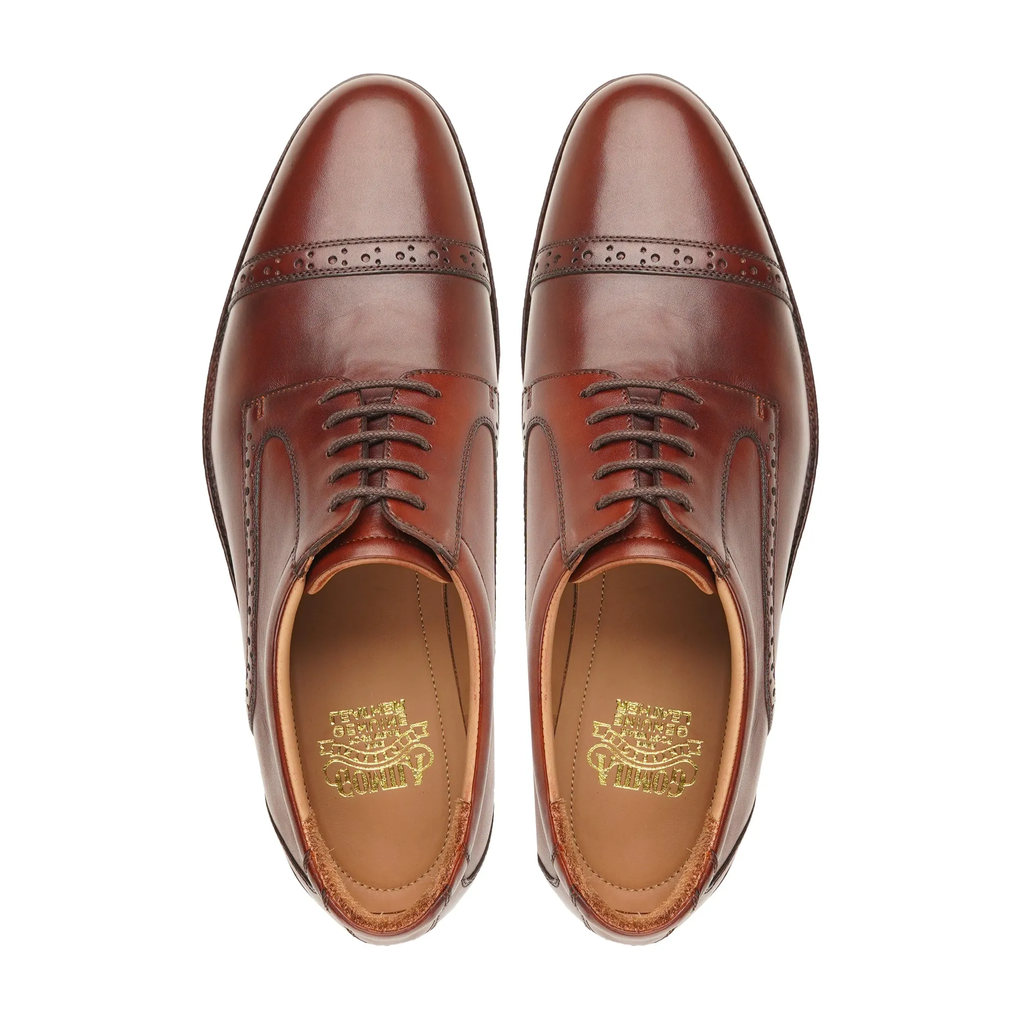 Gusto - Men's Oxblood Calf Leather Derby Shoe
