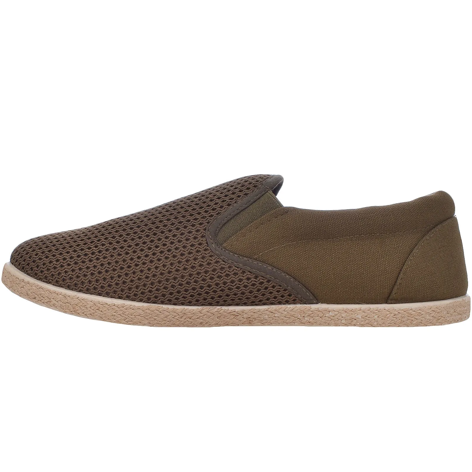 Lambretta Kyak Knit Espadrilles - Khaki
