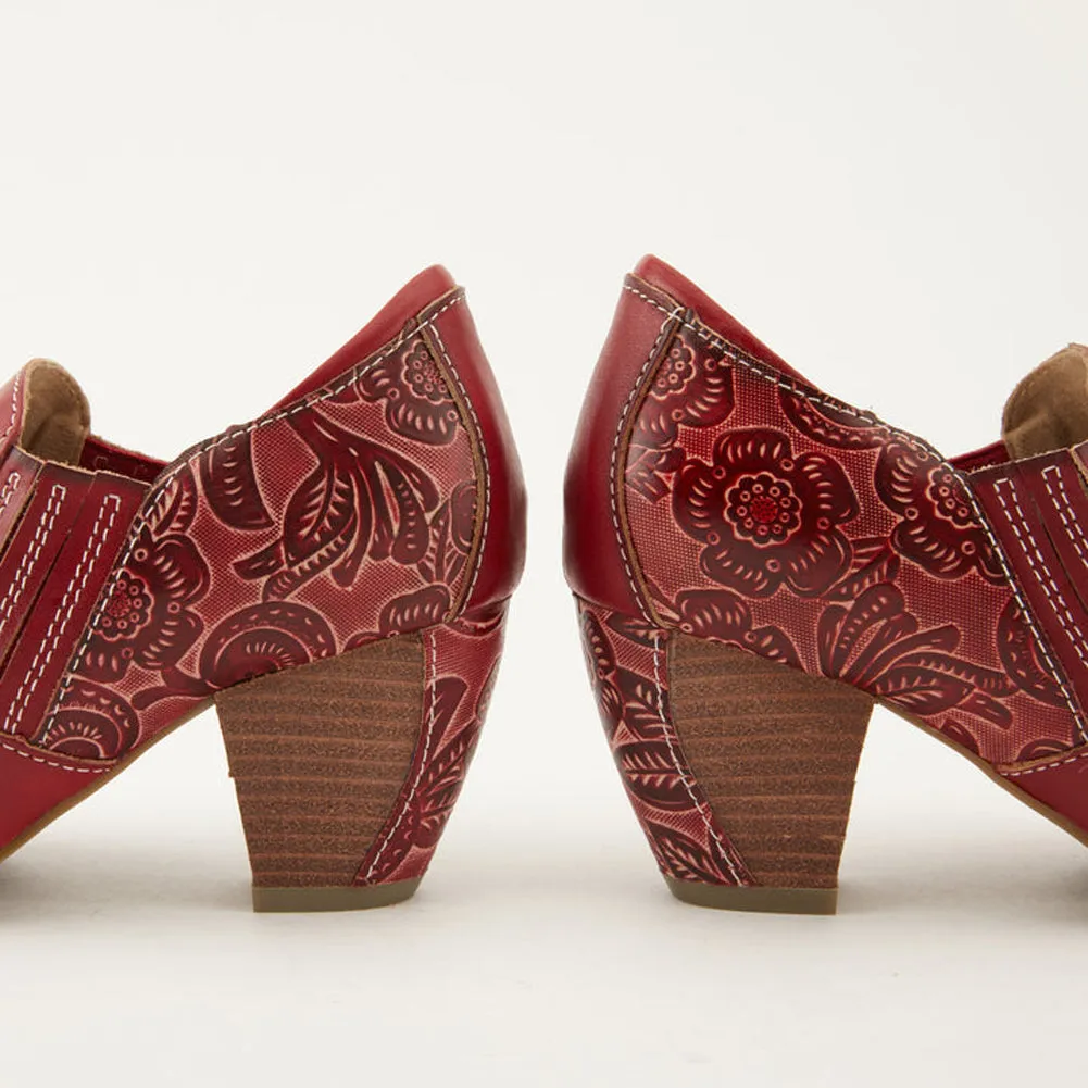 Leatha in Red by L'Artiste