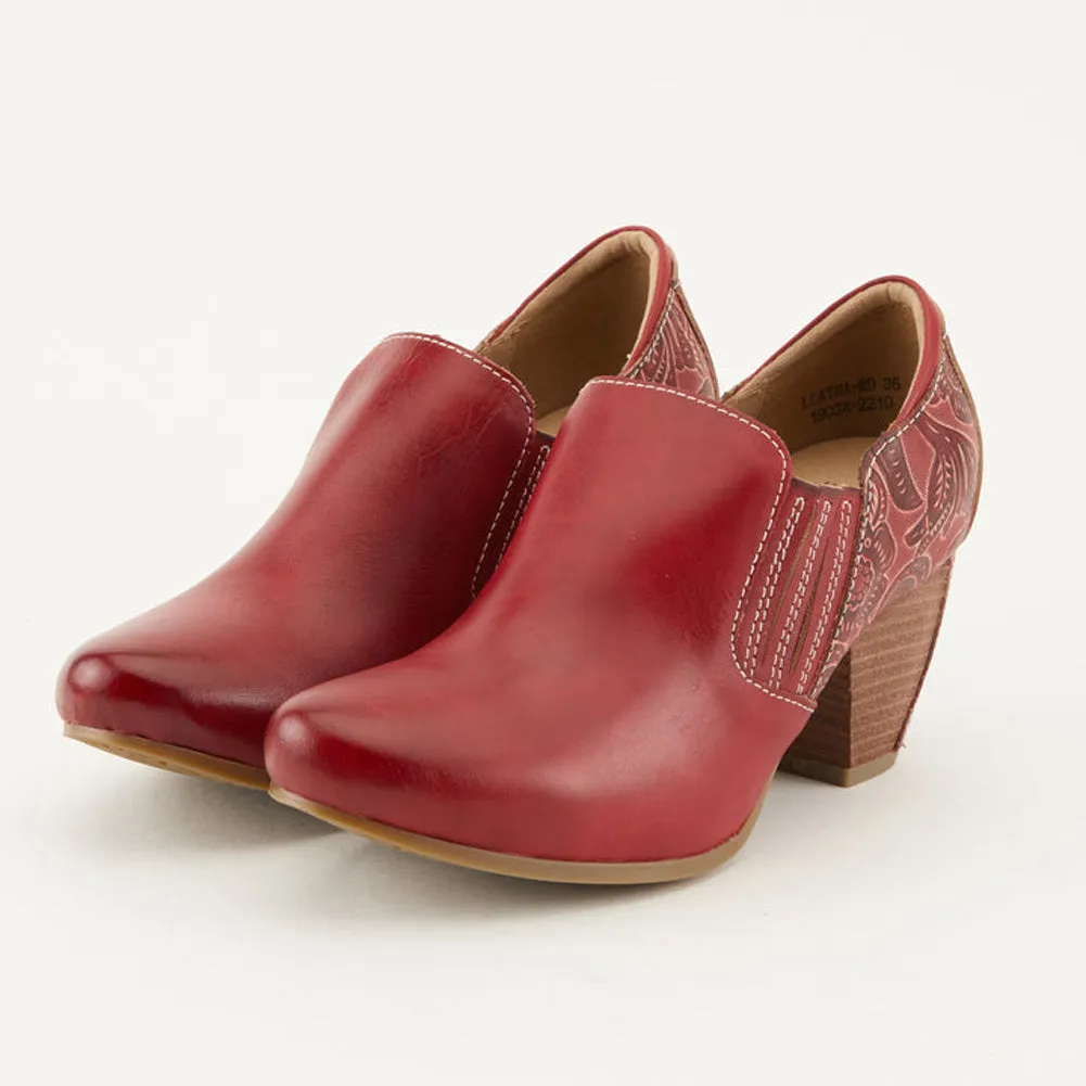 Leatha in Red by L'Artiste