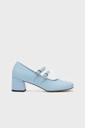 MARY JANE CHUNKY HEEL PUMP