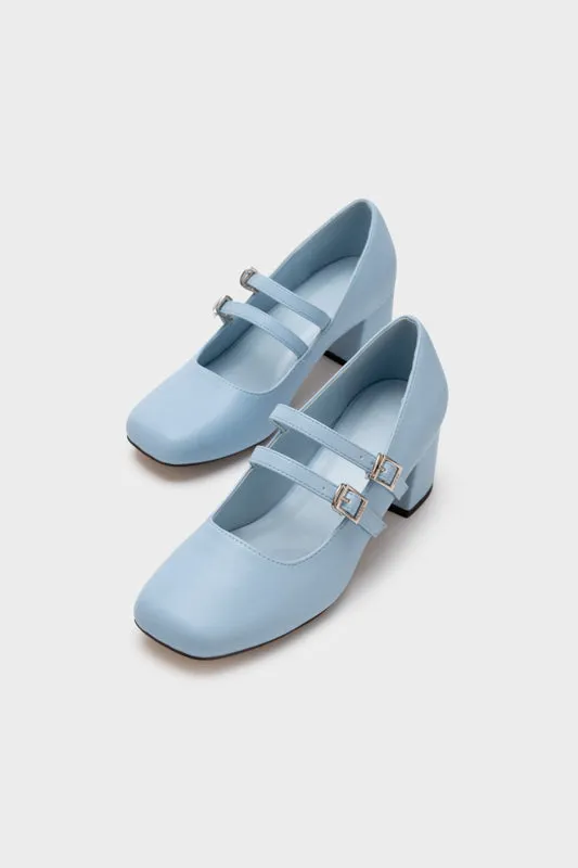 MARY JANE CHUNKY HEEL PUMP