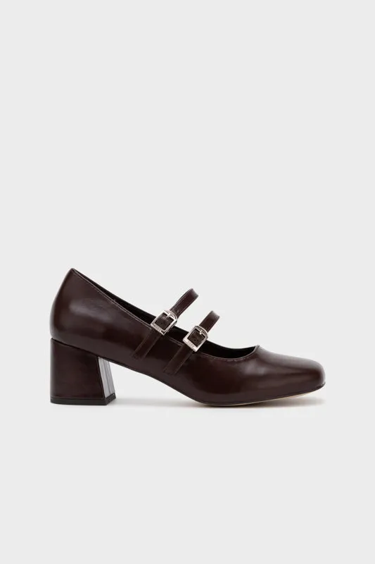 MARY JANE CHUNKY HEEL PUMP