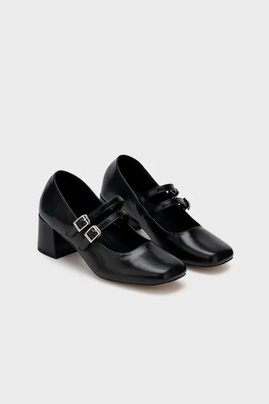 MARY JANE CHUNKY HEEL PUMP