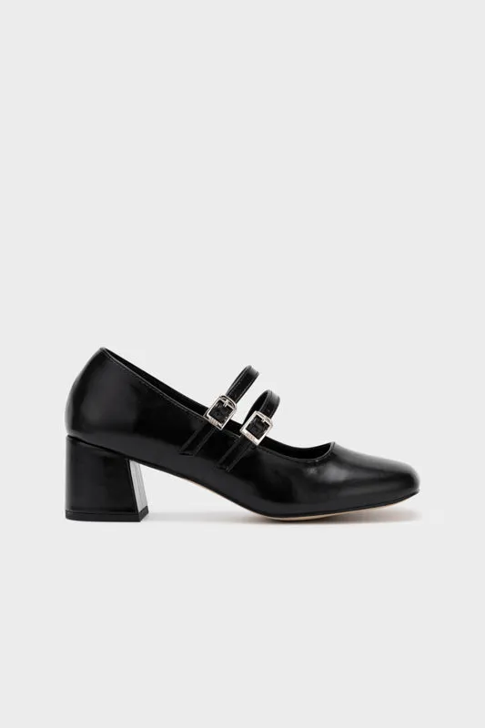 MARY JANE CHUNKY HEEL PUMP
