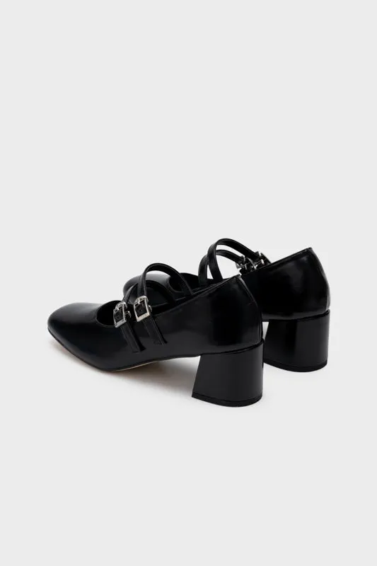 MARY JANE CHUNKY HEEL PUMP