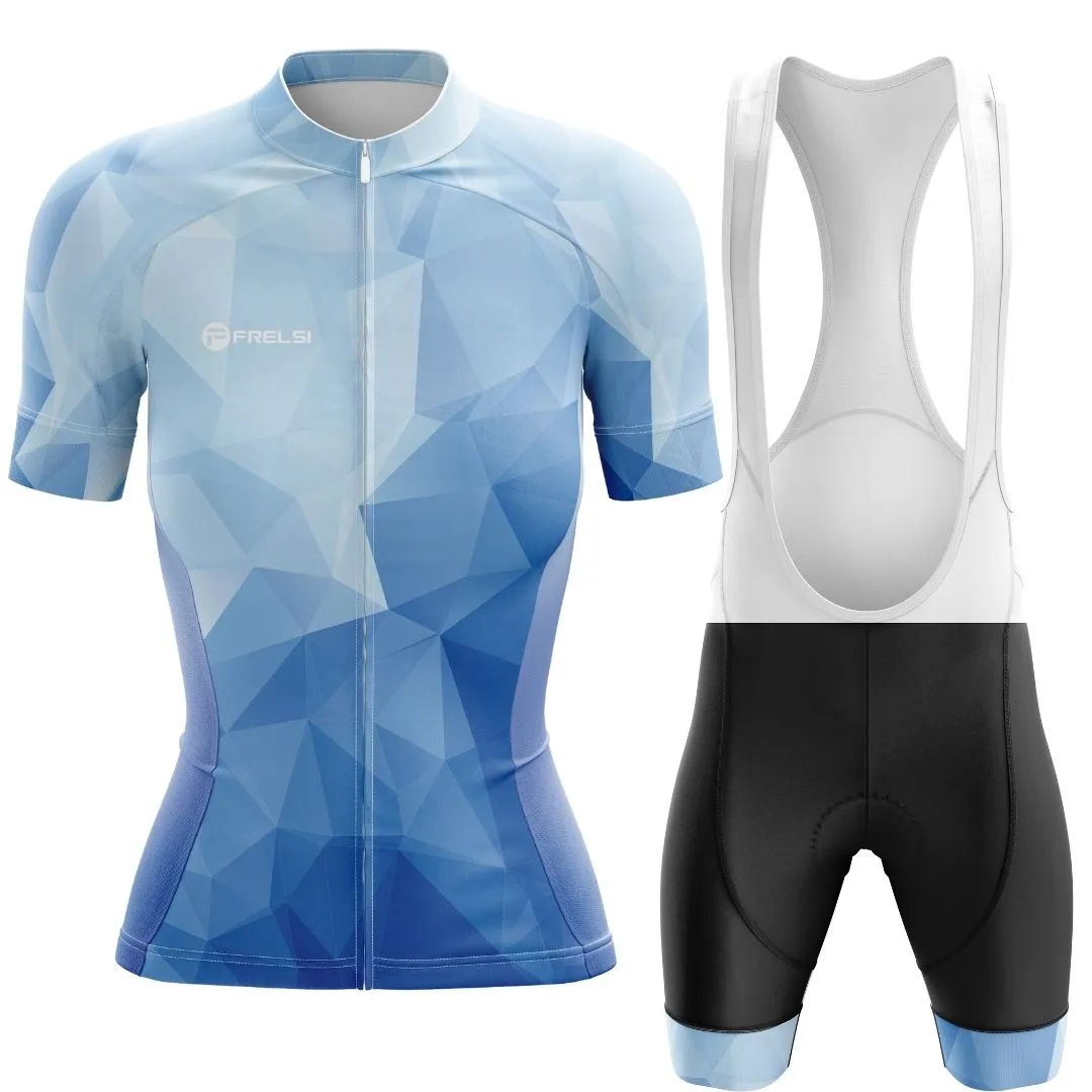 Ocean Blue | Women's Short Sleeve Cycling Set