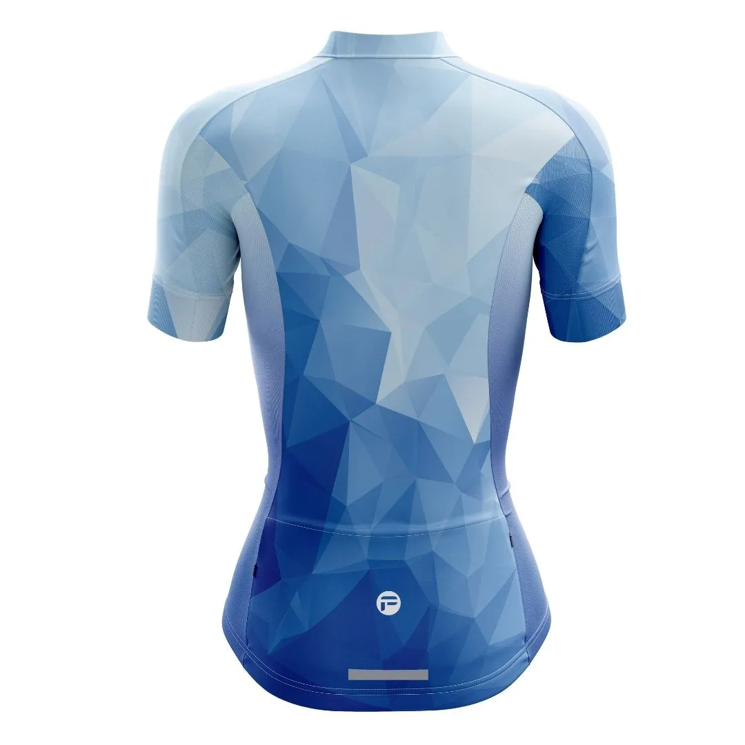 Ocean Blue | Women's Short Sleeve Cycling Set