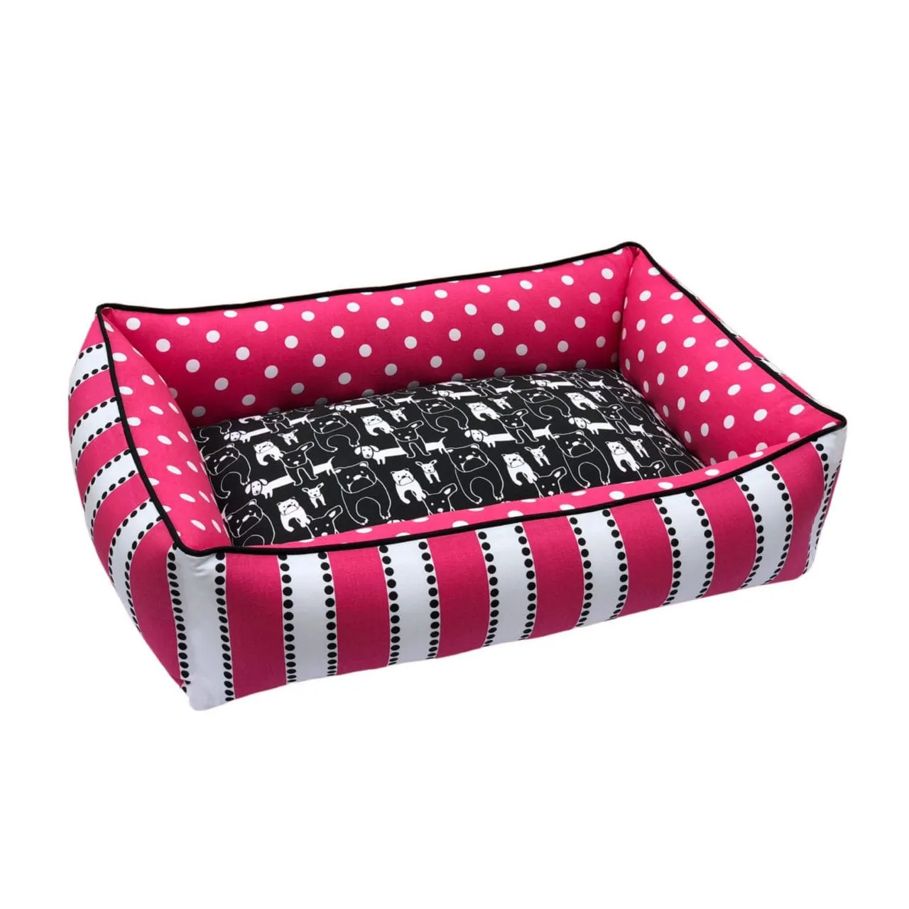 Pink Puppy Snuggler Dog Bed