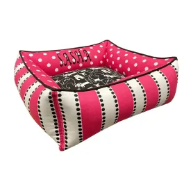 Pink Puppy Snuggler Dog Bed