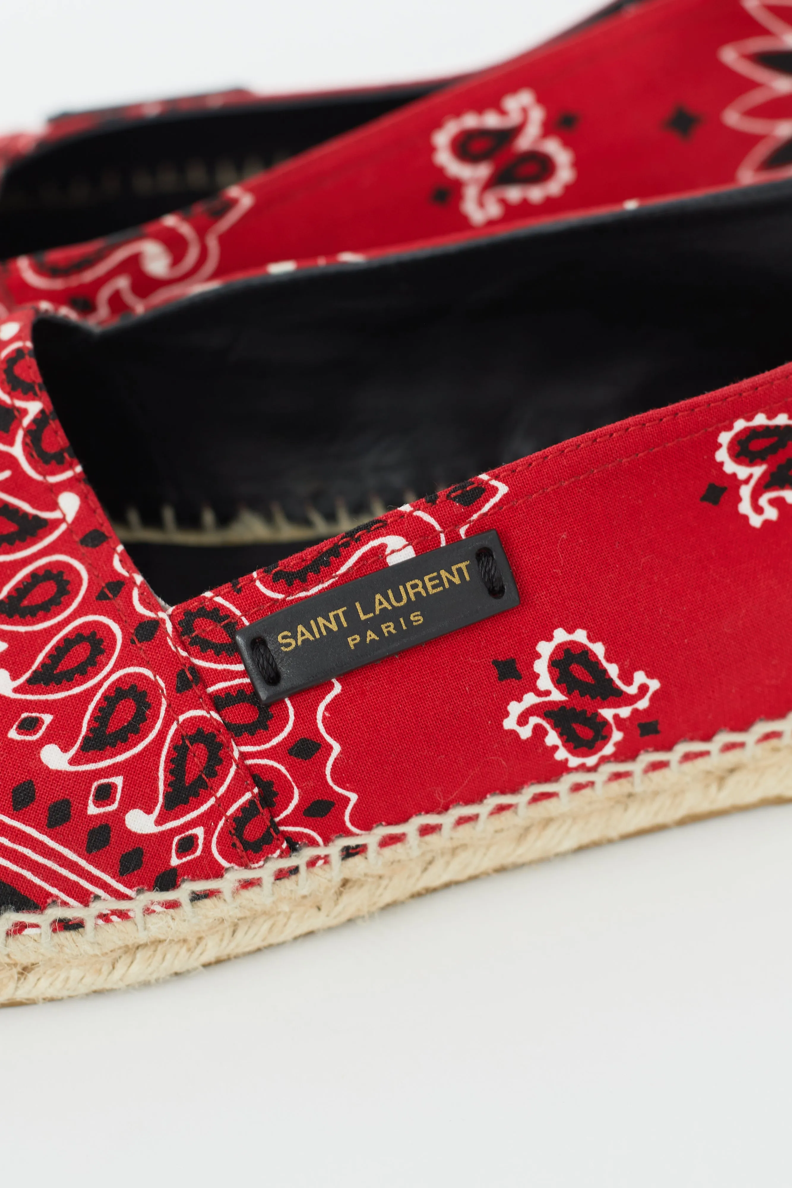 Red Bandana Espadrilles Sneaker