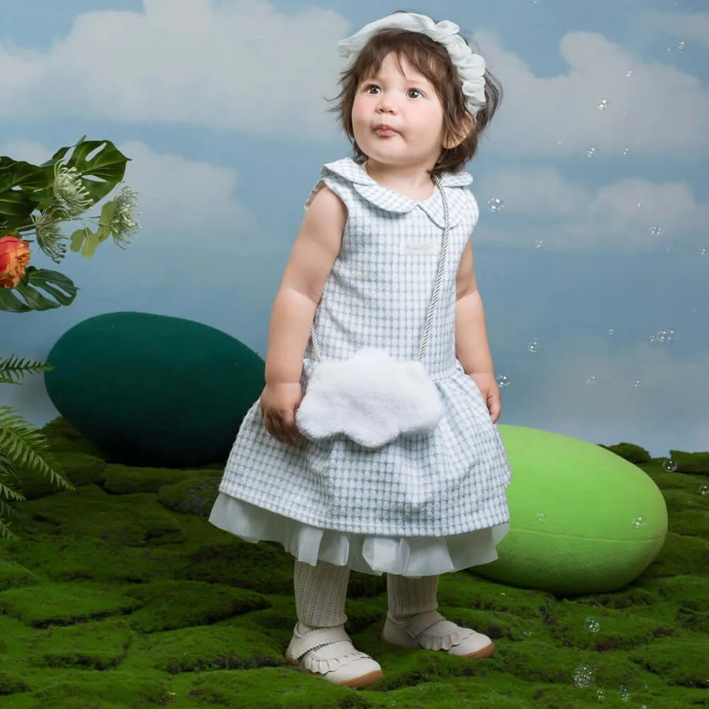 Spring Flora Soft Sole Anti-slip Pre-walker White Baby Girl Mary Jane Shoes