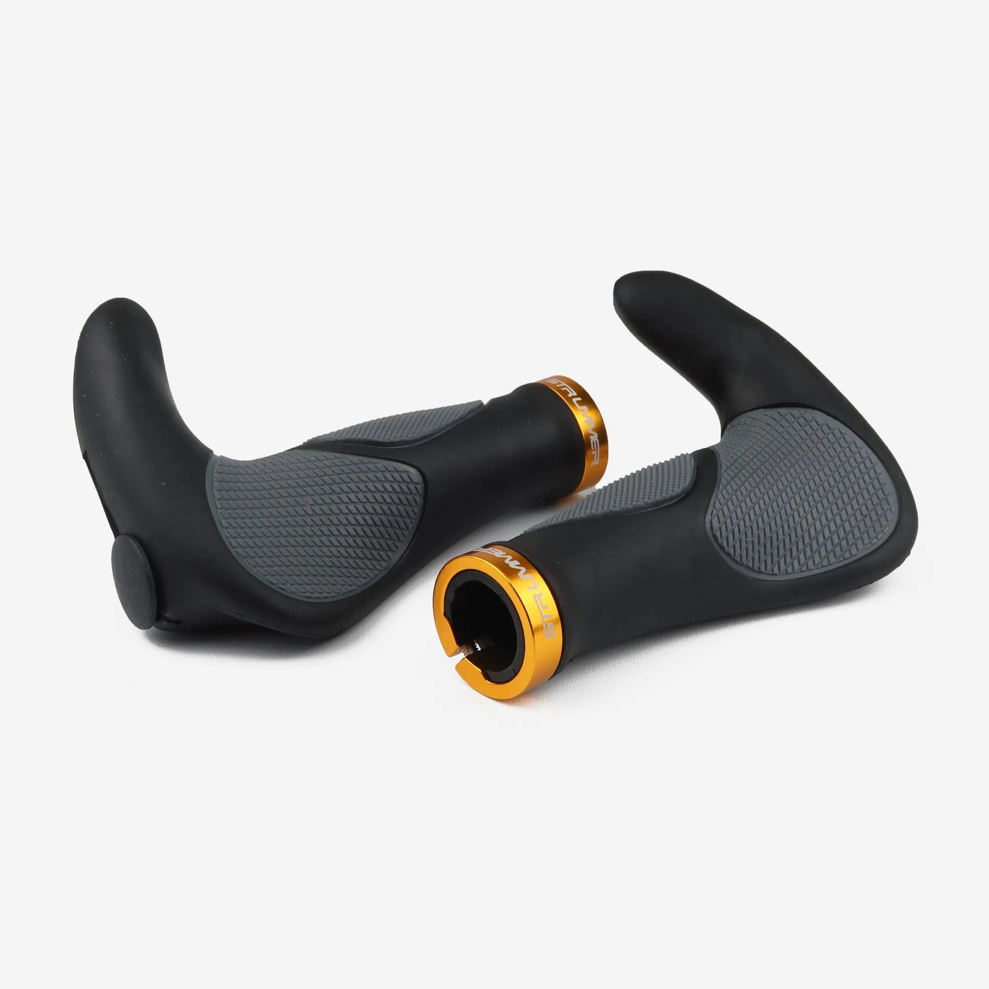 Strummer HFT-878 Mountain Bike (MTB) Grips with Bar Ends