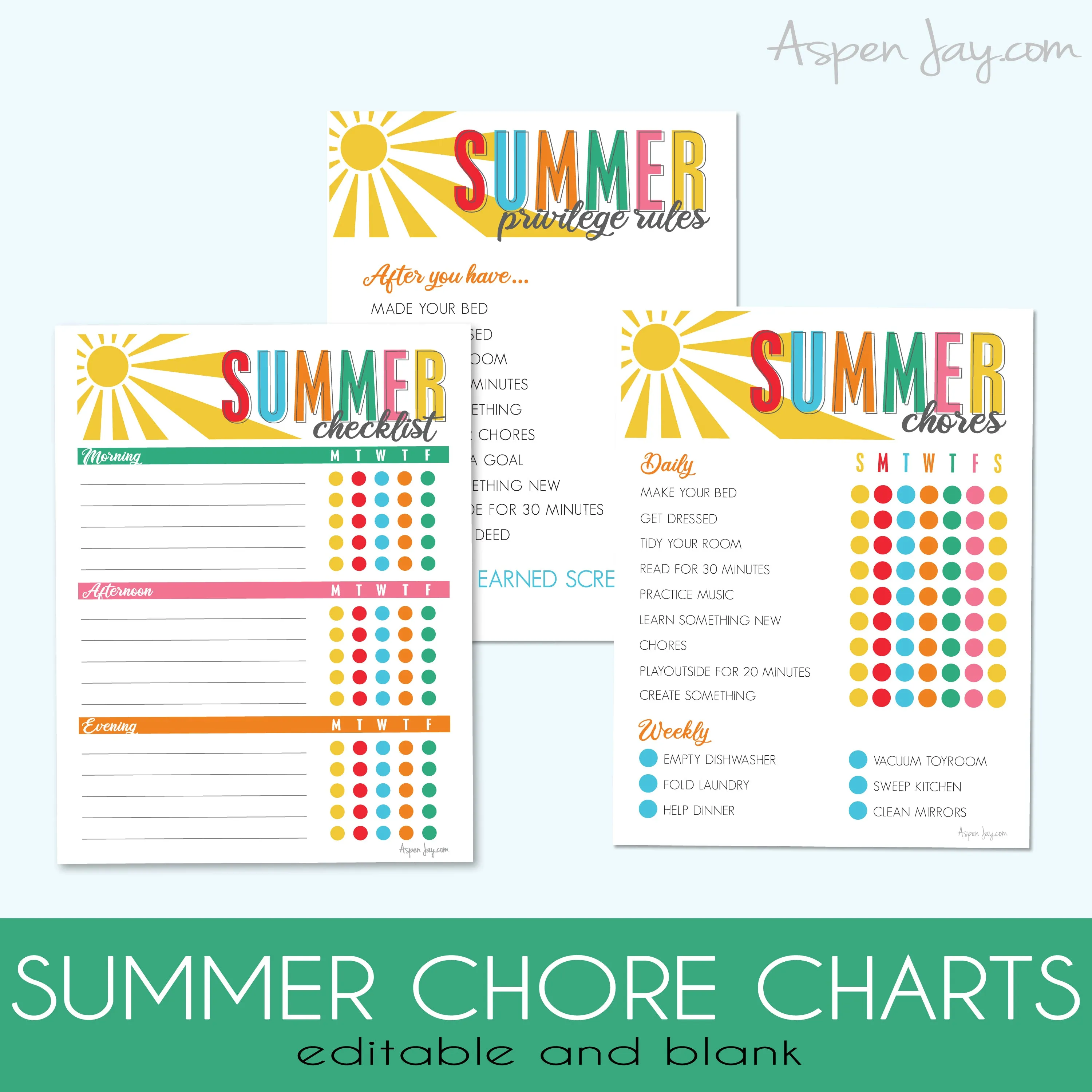 Summer Planner Bundle