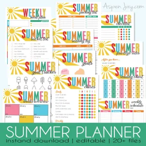 Summer Planner Bundle
