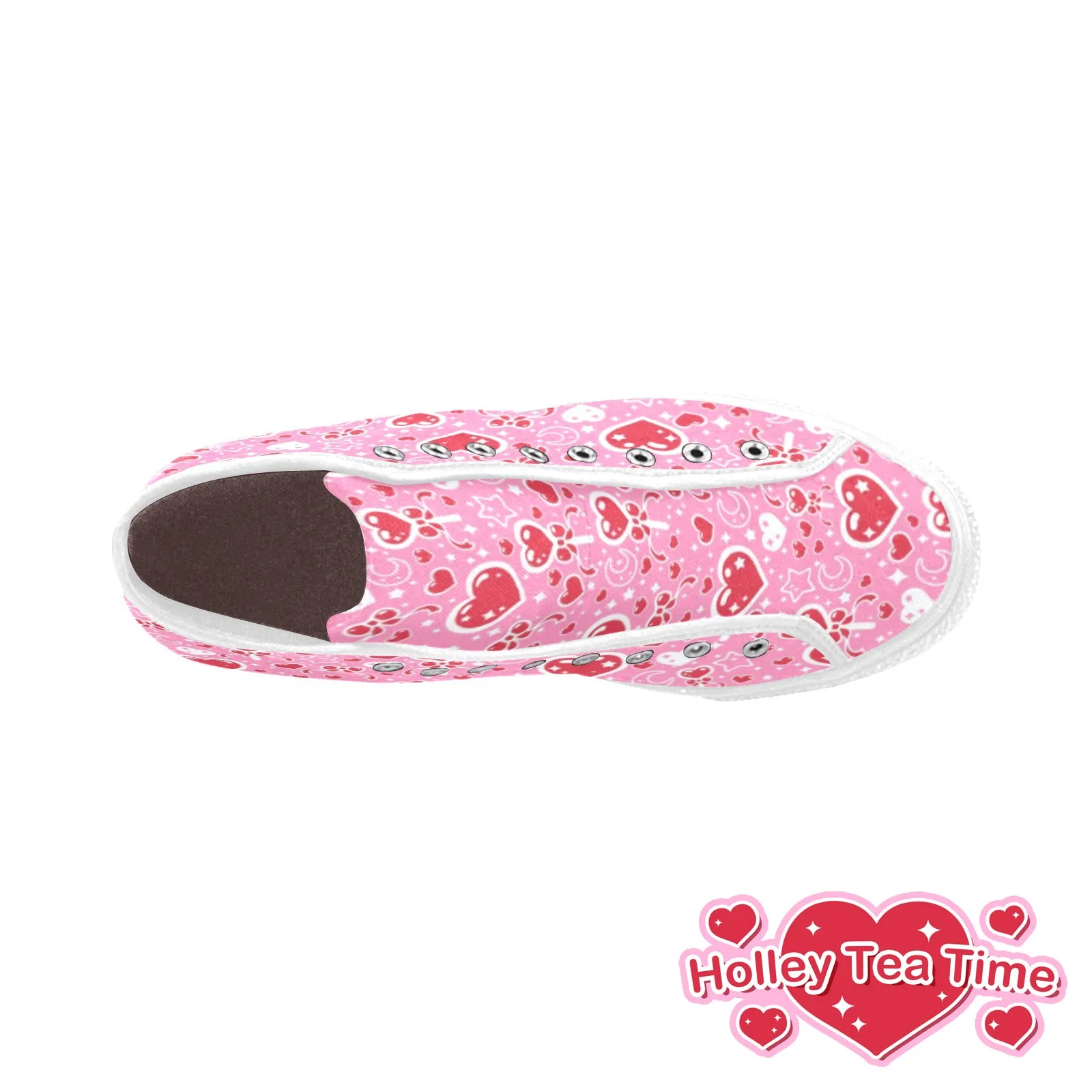 Sweet Feelings Pink Women's Fancy High Top Shoes