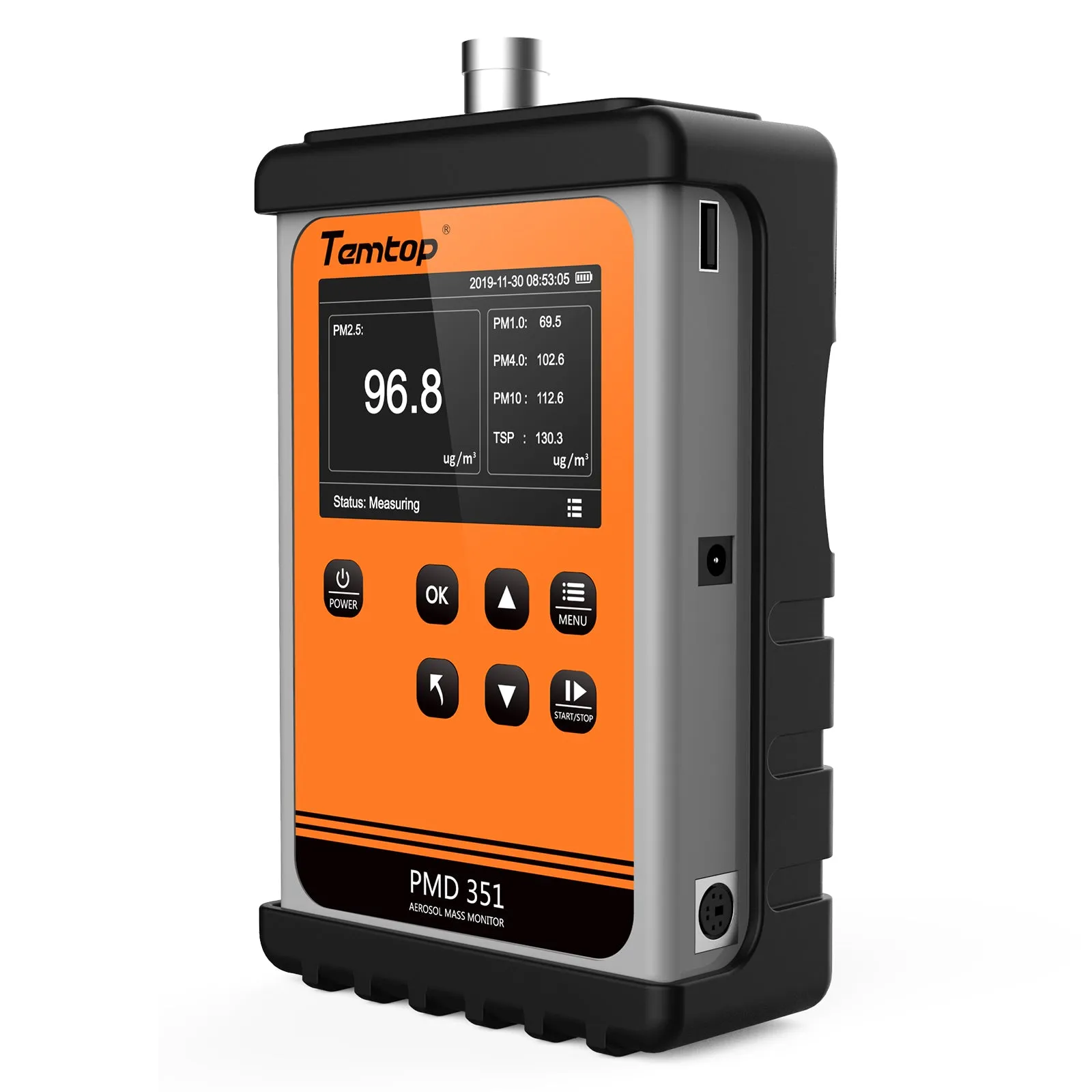 Temtop Handheld Particle Counter Particulate Meter for PM1.0/PM2.5/PM4.0/PM10/TSP PMD 351