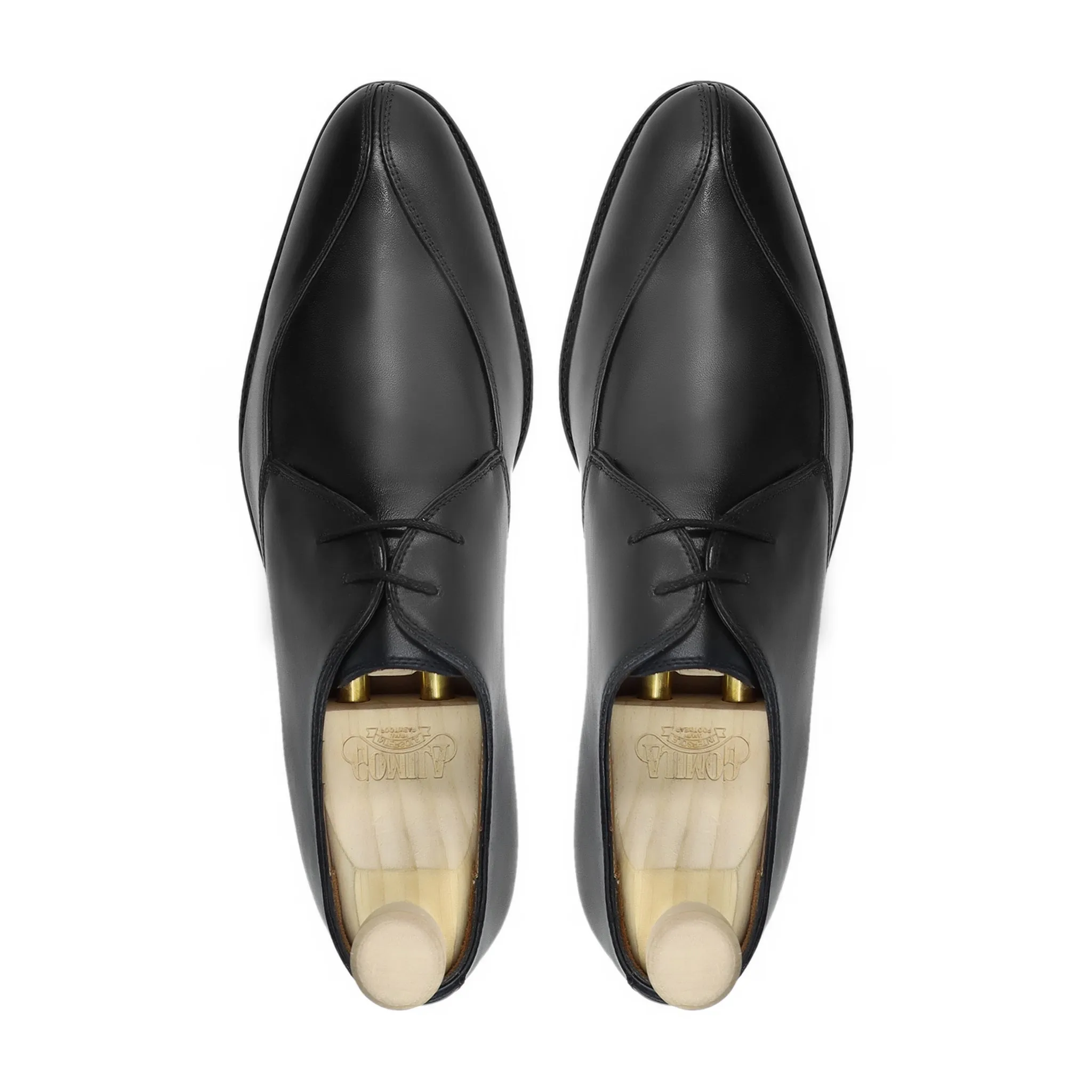 Vanak - Men's Black Calf Leather Derby Shoe